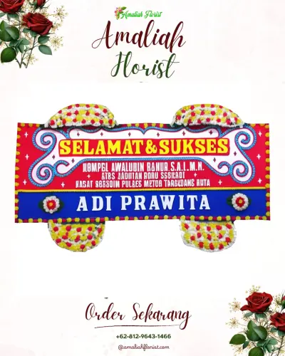 Karangan Bunga Ucapan Selamat di Subaya