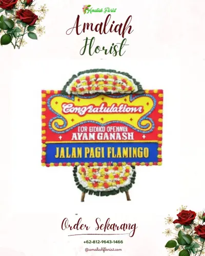 Bunga Papan Congratulation di Subaya